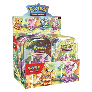 Pokémon Prismatic Evolutions: Mini Tin Display