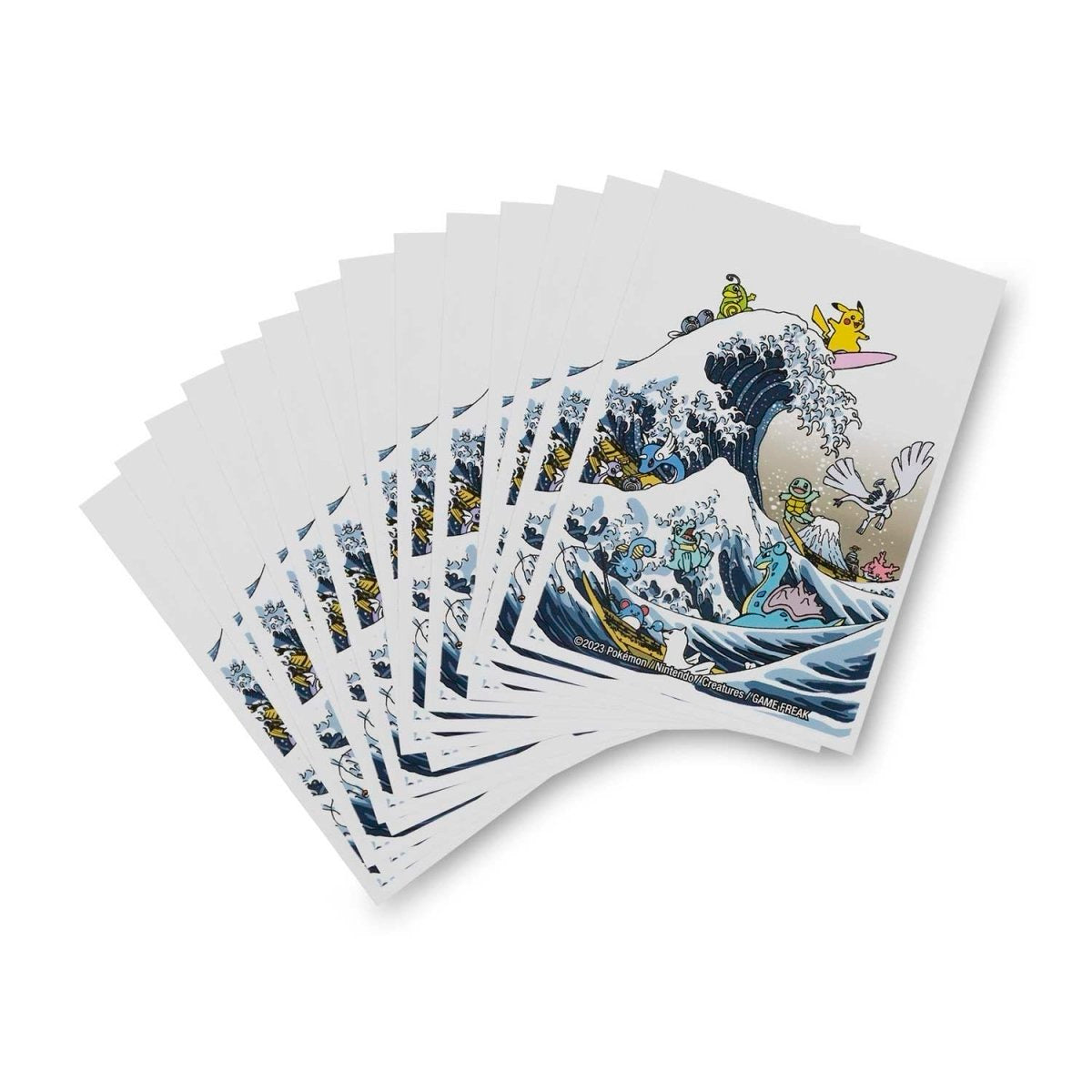Great Wave Pikachu &amp; Friends Card Sleeves (65 Sleeves)