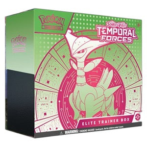 Pokémon Scarlet & Violet-Temporal Forces Elite Trainer Box (Iron Leaves)
