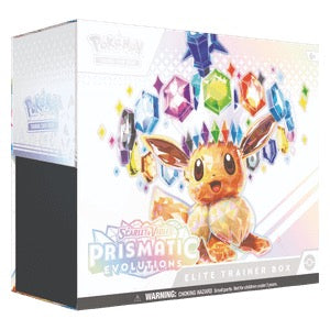 Pokémon Scarlet & Violet Prismatic Evolutions Elite Trainer Box