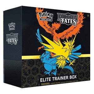 Pokémon Sun &amp; Moon Hidden Fates Elite Trainer Box