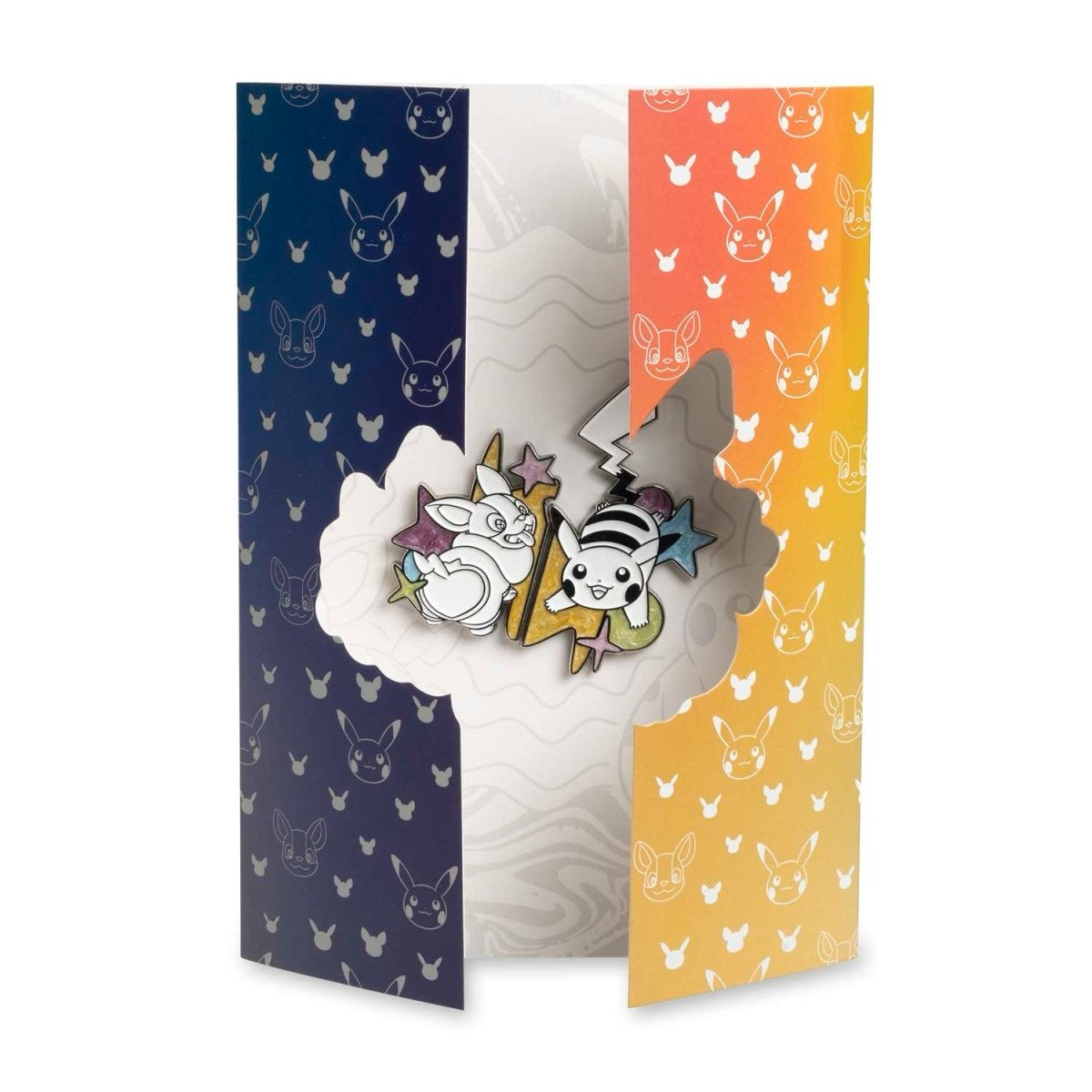 Pikachu &amp; Yamper Electric Pals Pokémon Pins &amp; Greeting Card