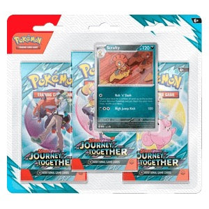 Journey Together: Scrafty, Yanmega 3-Pack Blister