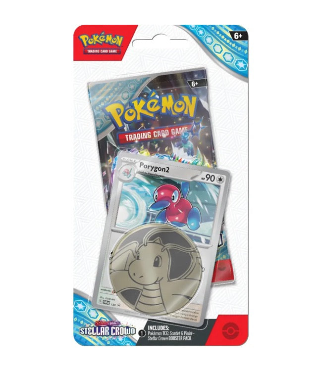 Pokémon Scarlet & Violet Stellar Crown Checklane Blister Porygon2