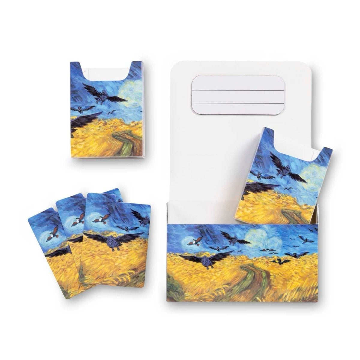 Pokémon Center x Van Gogh Museum: Corviknight Inspired by Wheatfield with Crows Double Deck Box