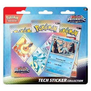 Prismatic Evolutions: Glaceon, Leafeon, Sylveon Tech Sticker Collection