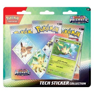 Prismatic Evolutions: Glaceon, Leafeon, Sylveon Tech Sticker Collection
