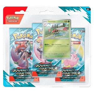 Journey Together: Scrafty, Yanmega 3-Pack Blister