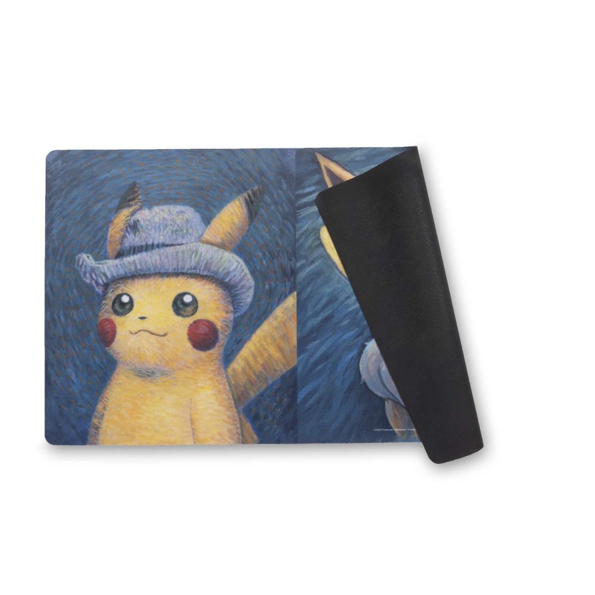Pikachu & Eevee Inspired by Vincent's Self-Portraits Playmat