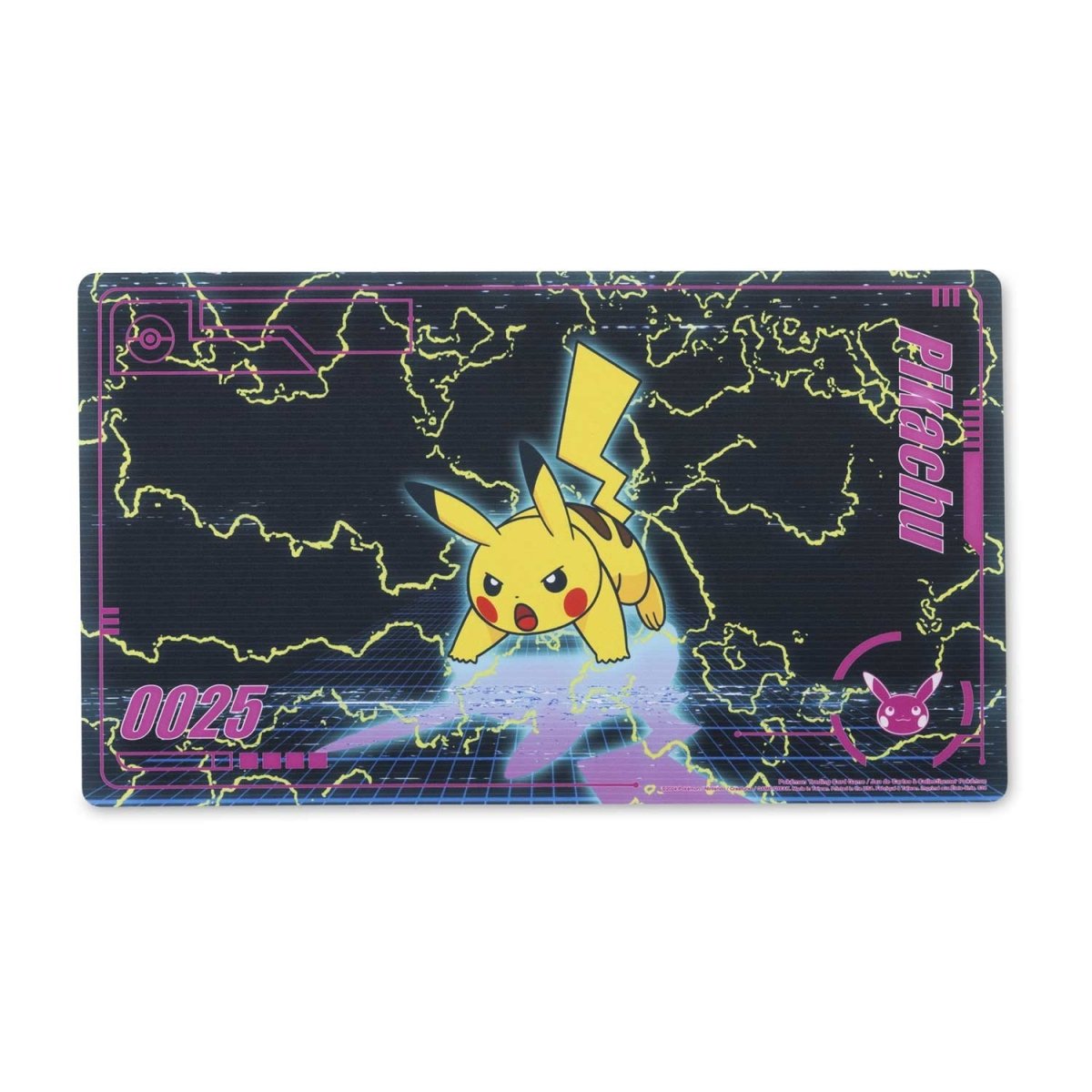 Pikachu Neon Charge Playmat