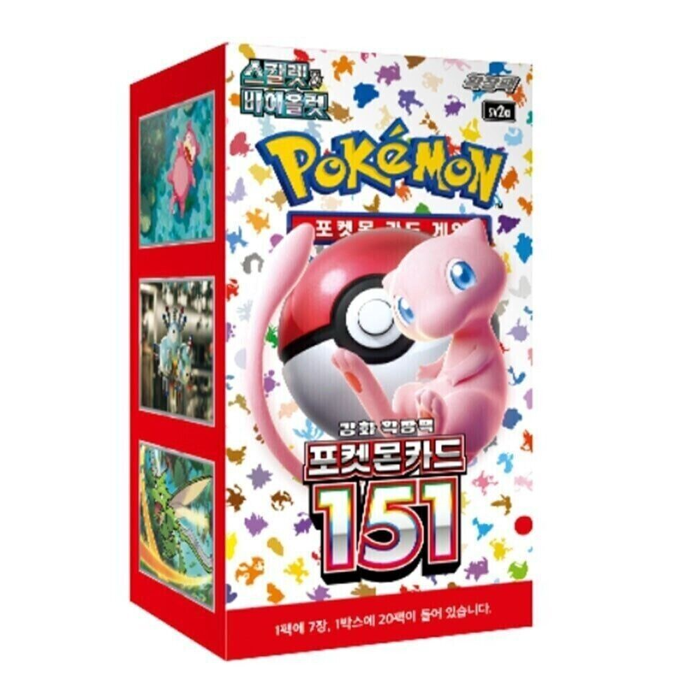 Pokémon 151 Korean Booster Box Koreaans