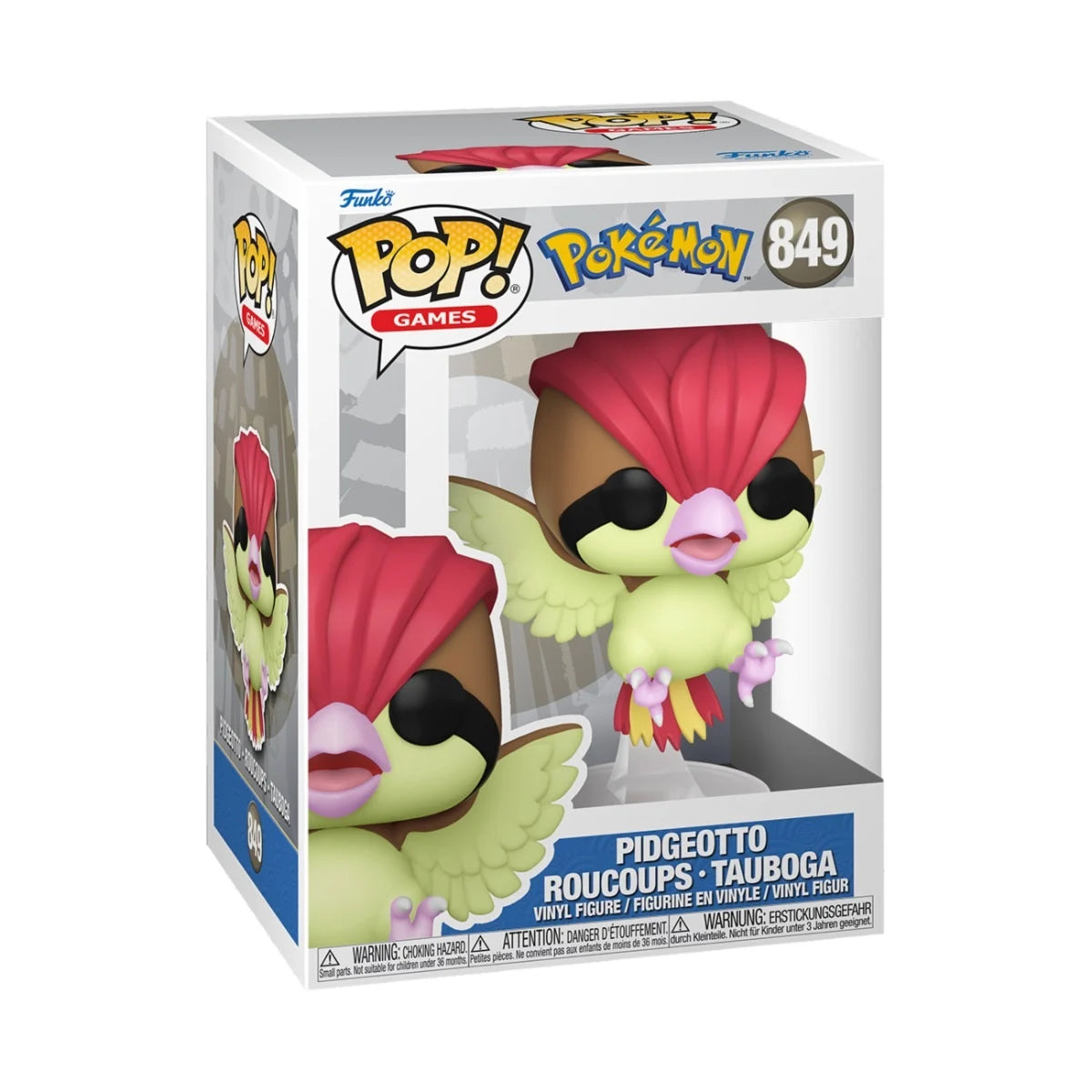 Funko Pop! Pokémon Pidgeotto #849